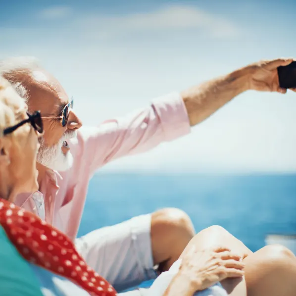 seniors at beach