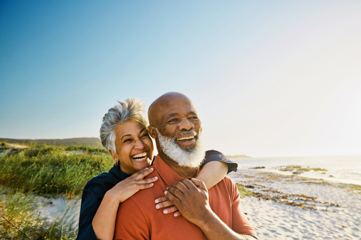 Older couple enjoying senior living in Norfolk, VA